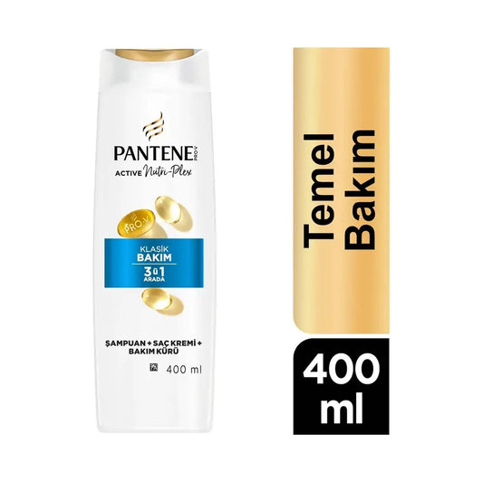 1 koli x6 Pantene Klasik Bakım Şampuanı 3'ü 1 Arada 400 ml