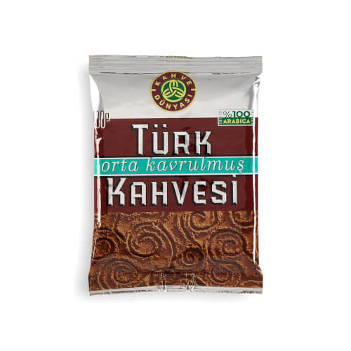 1 paket x12 Kahve Dünyası Orta Kavrulmuş 100 gr Türk Kahve