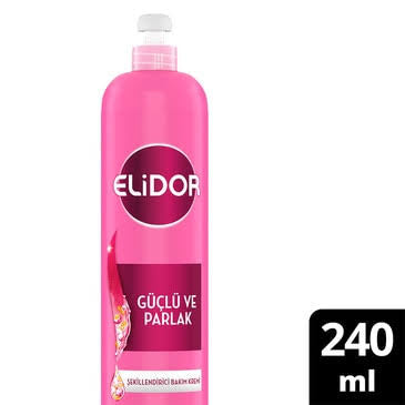 6 adet Elidor 7/24 Şekillendirici Saç Bakım Kremi Güçlü ve Parlak Kuru ve Mat Saçlar 240 ml