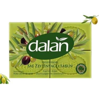 1 koli x15 Dalan 600 gr Klasik Beyaz Sabun zeytin yağı lı