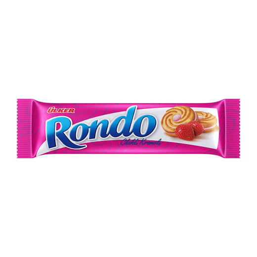 1 Koli Ülker Rondo Kremalı Bisküvi Çilekli 61 Gr. X24