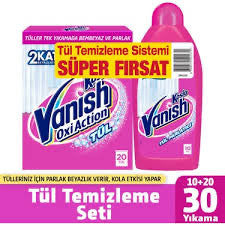 1 koli x6 Vanish Kosla Tül Temizleyici Toz 450gr + Parlatıcı 450 ml