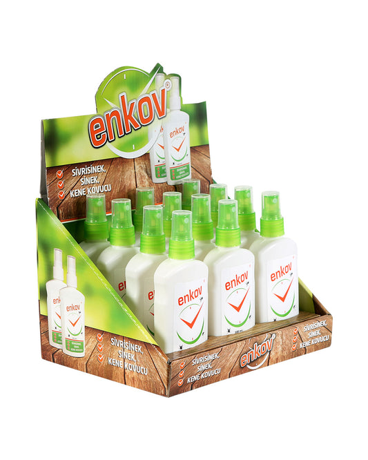 1 paket x12 enkov sinek sivrisinek 100 ml