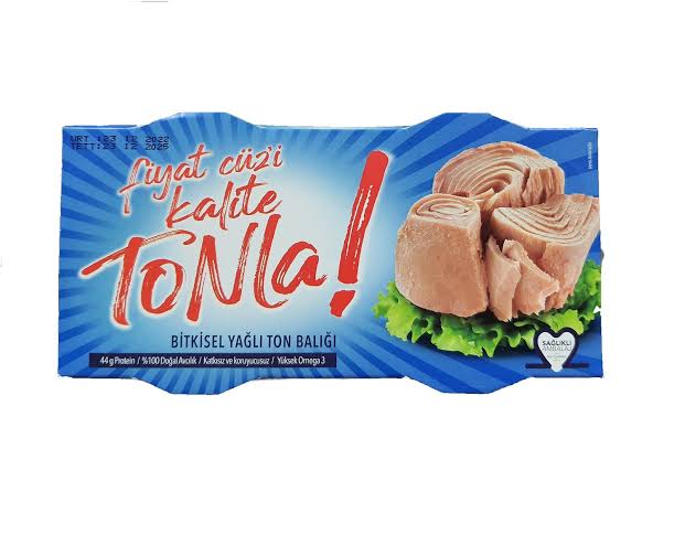 1 Adet Tonla Bitkisel Yağlı Ton Balığı 150gX2