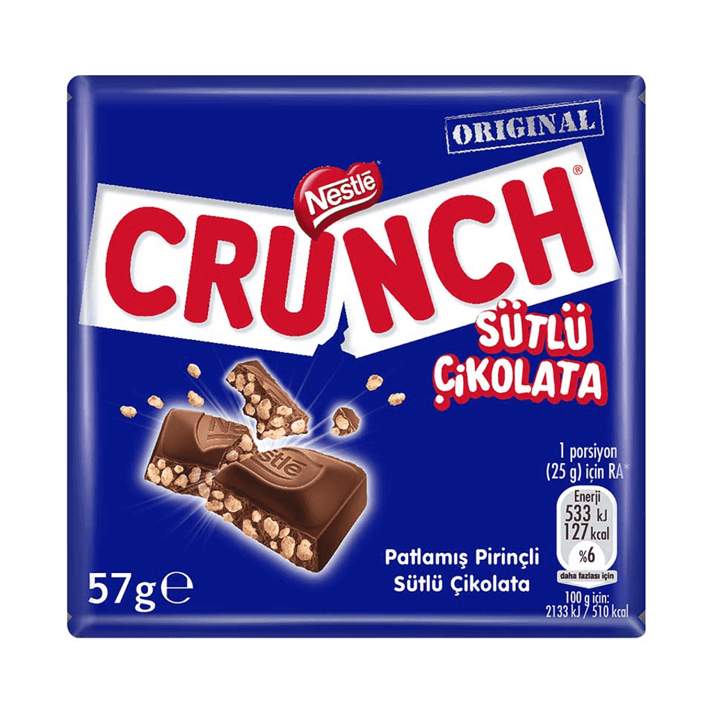 1 paket x6 Nestle Crunch Sütlü Çikolata 57 G