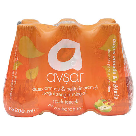 1 koli  Avşar Düşes armudu & Nektarin aromalı Cam şişe