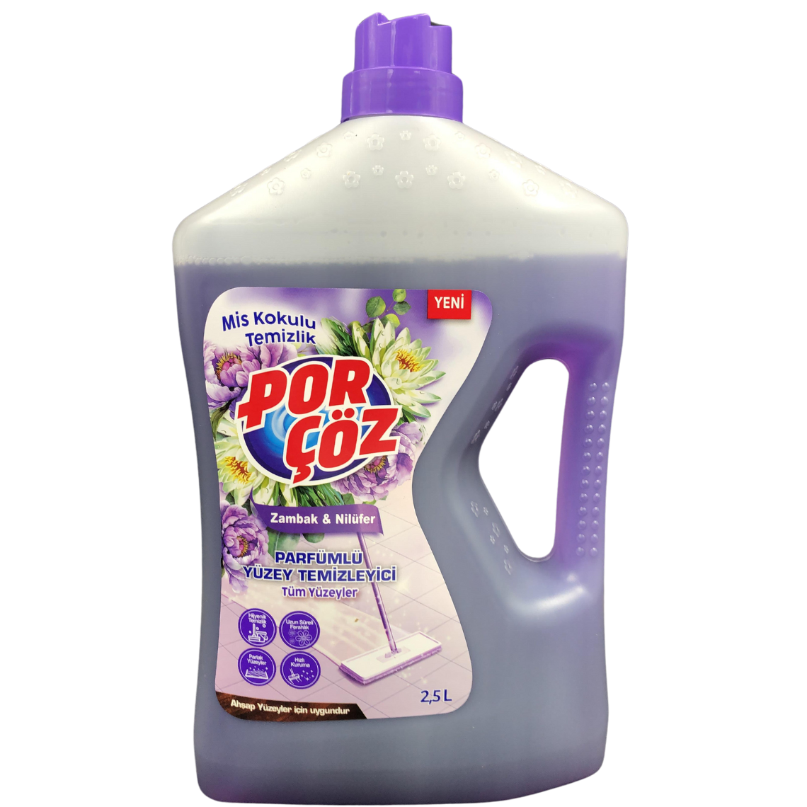 1 koli X 6 adet Porçöz Yüzey Temiz. 2500 Ml Zambak&Nilüfer