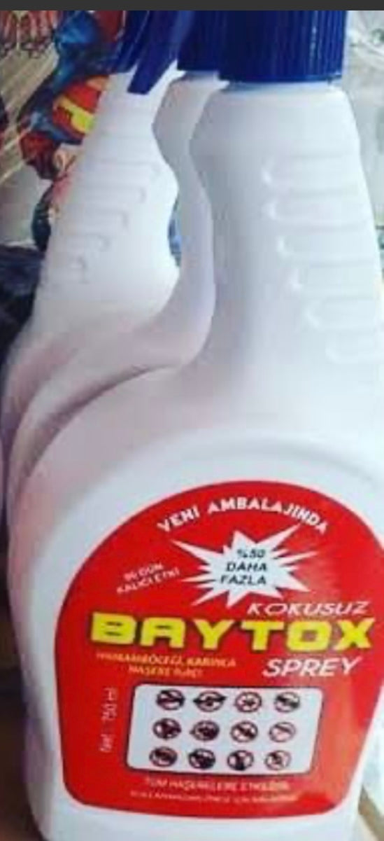 1 koli  X16 adet baytox sprey