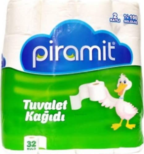 1 koli  x3 Piramit Tuvalet Kağıdı 32 li