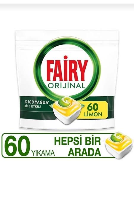 1 koli X 4 Fairy Orijinal Hepsi Bir Arada 60 Tablet
