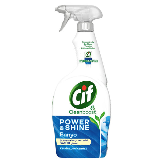 1 koli x12  Cif Sprey Power & Shine Banyo 750 Ml