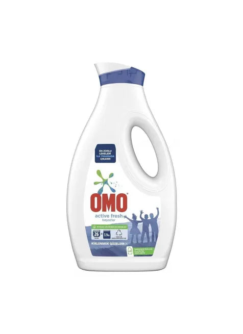 1 koli x6 Omo Sıvı Deterjan Active Cold Power Beyazlar 30Y 1500 ml