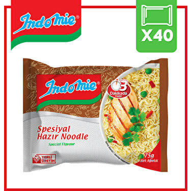 1 koli Indomie İndomie 40'lı Spesyal Hazır Noodle