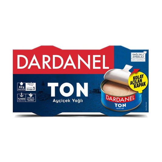 1 koli x9 Dardanel Ayçiçek Yağlı Ton Balığı 2X140 G