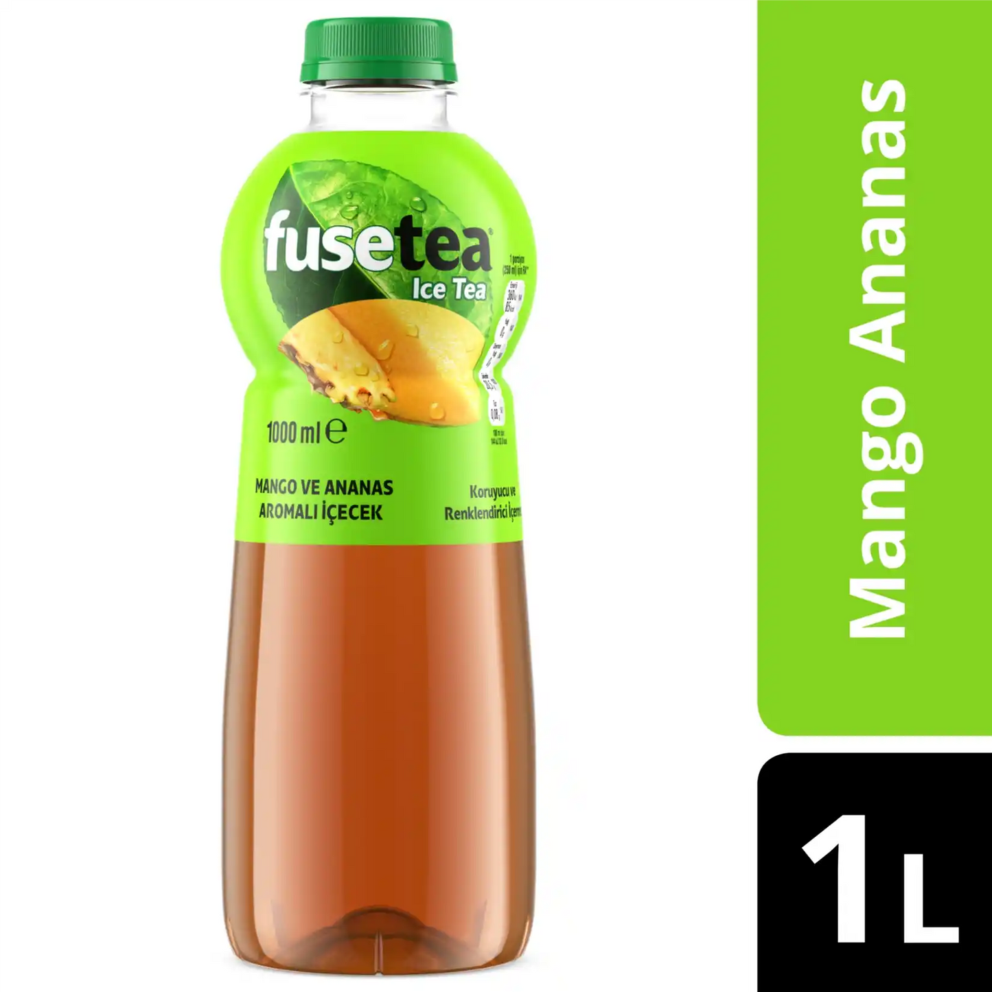 1 koli Fuse Tea 1 lt Mango Aromalı Soğuk Çay