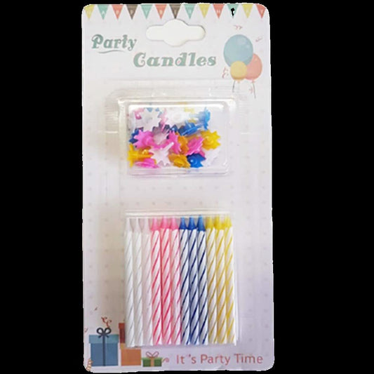 1 paket doğum günü mumu
