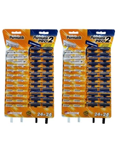 1 paket Gillette Permatik Tıraş Bıçağı 96'lı karma paket