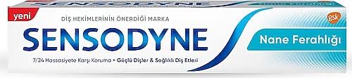 1 paket x12 Sensodyne Nane Ferahlığı Florürlü Diş Macunu 75 ml