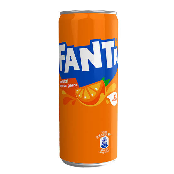 1 koli x24 Fanta Portakal Aromalı Kutu 330 ML