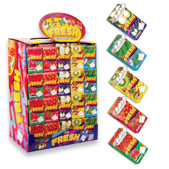1 paket Fresh   Fresh  Aromalı Draje Sakız 8x100X10 gr