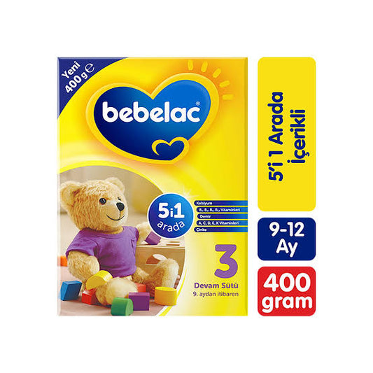 1 adet Bebelac 3 Devam Sütü 400 G 9-12 Ay