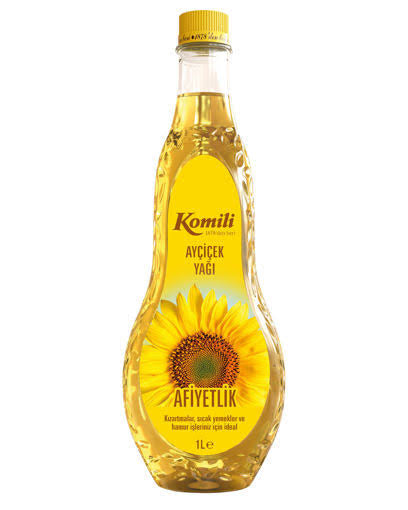 1 koli X12 Komili Ayçiçek Yağı 1 Lt