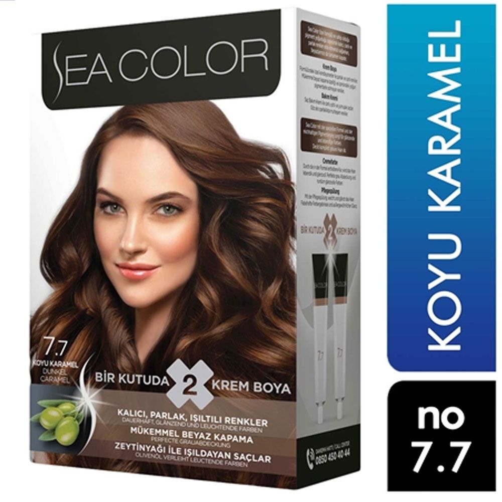 6 adet Sea Color 7.7 Koyu Karamel