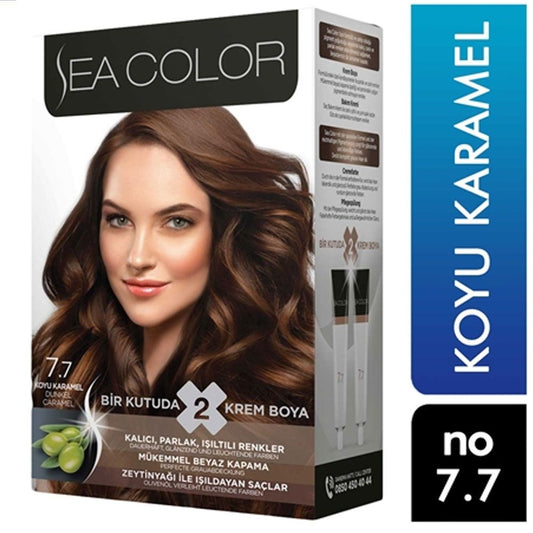6 adet Sea Color 7.7 Koyu Karamel