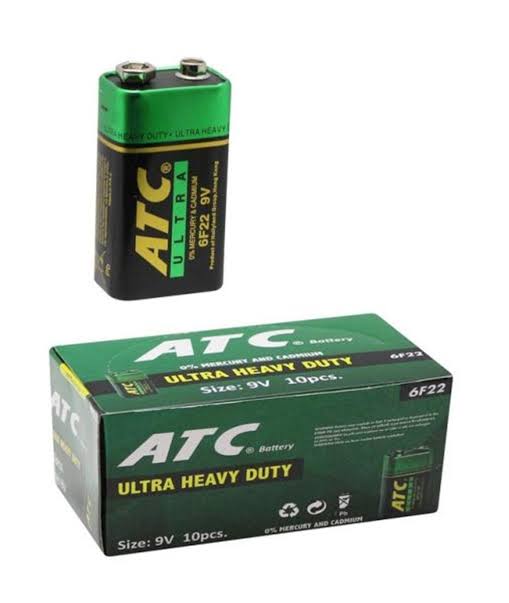 1 paket x10 Atc 9 Volt Pil