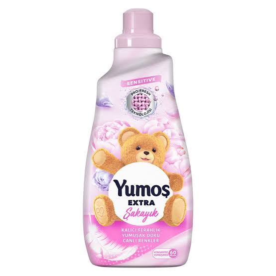 1 koli x Yumoş Extra Konsantre Çamaşır Yumuşatıcı Şakayık 1440 ml 60 Yıkama