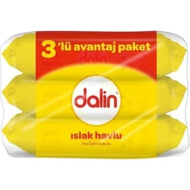 1 koli x8 Dalin 3'lü Paket Islak Mendil