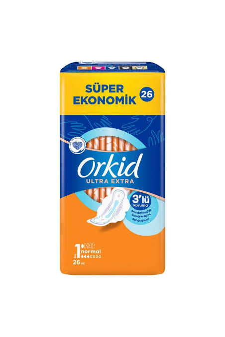 1 koli X12 Orkid Ultra Extra 4'lü Normal 26'lı