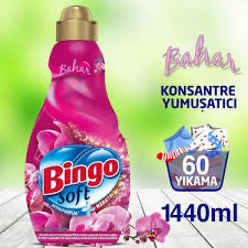 1 koli x9 Bingo Soft Bahar 1.44 lt 60 Yıkama