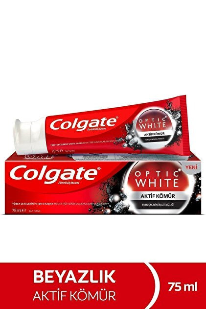 1 paket x12 Colgate Optic White Aktif Kömür

75 ml