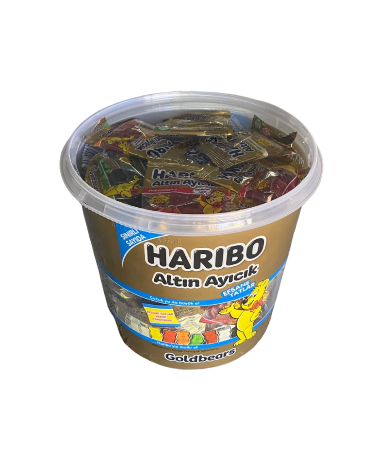 1 adet Haribo Altın Ayıcık Goldbears Efsane Tatlar 10gr 100 Adet