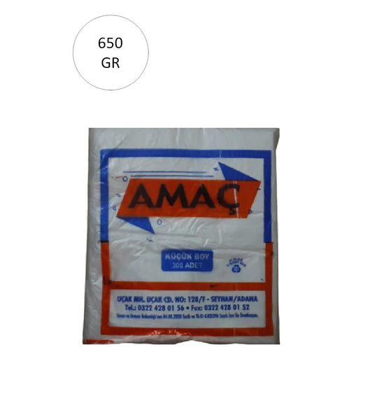 1 adet mini boy poşet 500 adet Li