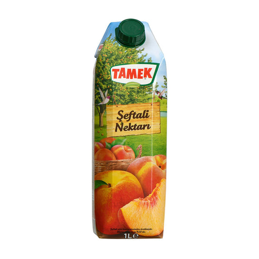 1 koli Tamek Şeftali Nektarı 1 L X 12 adet