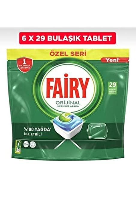 1 koli x4 Fairy Orijinal Hepsi Bir Arada 29'lu