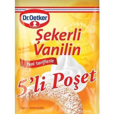 1 paket Dr. Oetker 5 li Şeker Vanilin Vanilya X30