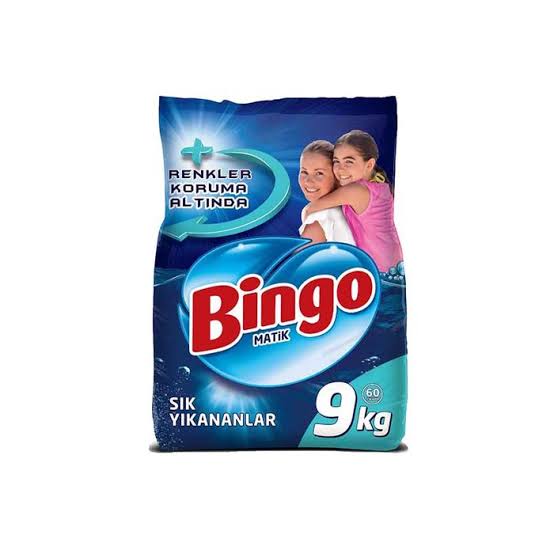 1 adet Bingo Matik 9 Kg