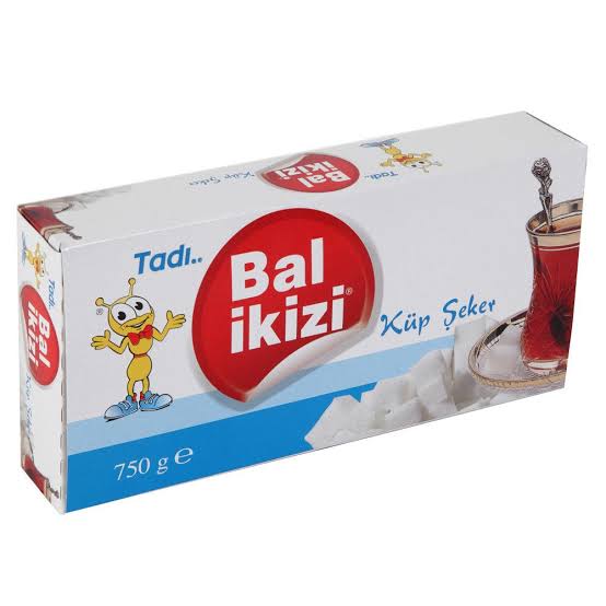 1 koli Balikizi Küp Şeker 750 Gr X20 adet