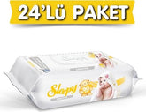 1 koli Sleepy Sensitive 90 Yaprak 24'lü Paket Islak Mendil