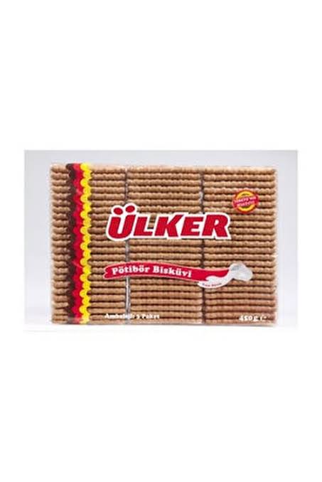 1 koli Ülker Pötibör 450 gr 10'lu Paket Bisküvi