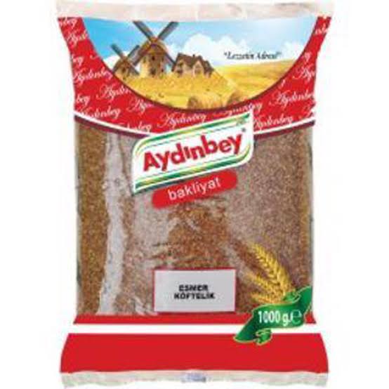 1 koli Aydınbey sarı 1 kg Köftelik Bulgur X12