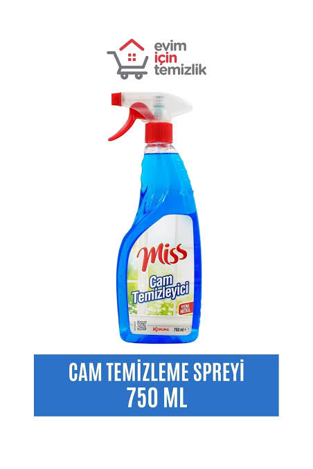 1 koli Miss 750 ml Cam Temizleme Spreyi X12