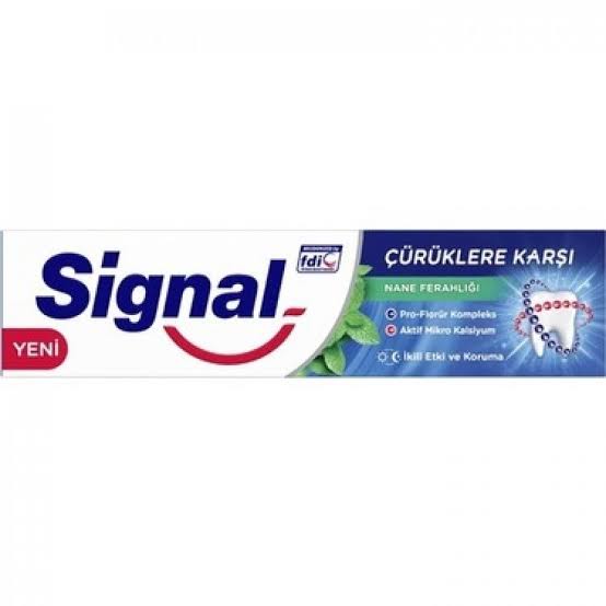 1 paket Signal Çürüklere Karşı Diş Macunu x12