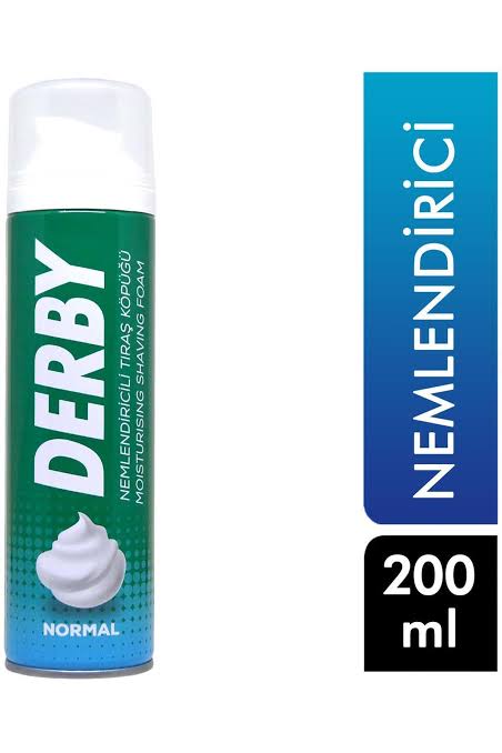 1 paket  X 12 adet Derby Marka: Tıraş Köpüğü 200 Ml