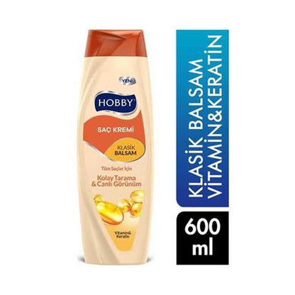 1 koli x12 Hobby Klasik Balsam Saç Kremi 600 ml