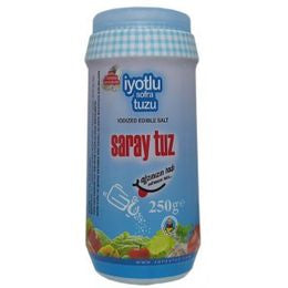 1 koli Saray 250 gr Tuzluklu İyotlu Tuz X 25