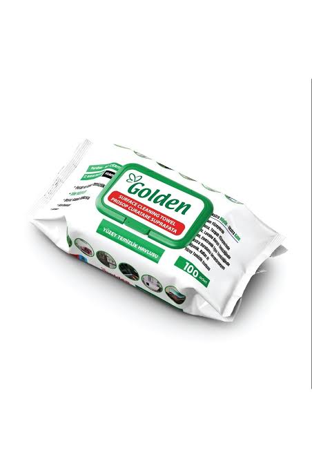 1 koli x12 Golden Easy Clean Beyaz Sabun Katkılı Yüzey Temizlik Havlusu 100 lü